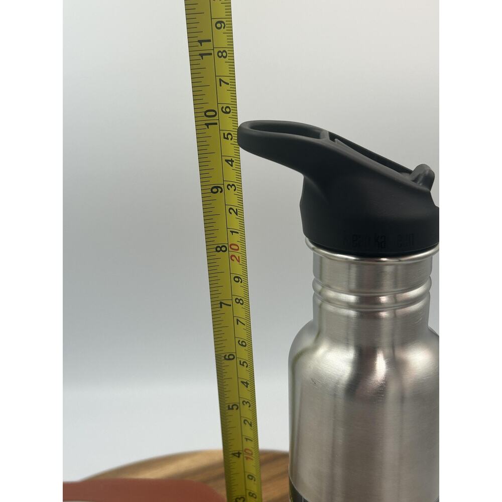 Klean Kanteen Classic Water Bottle 18oz Straw & Food Box Set Stainless Orange - Picture 12 of 15